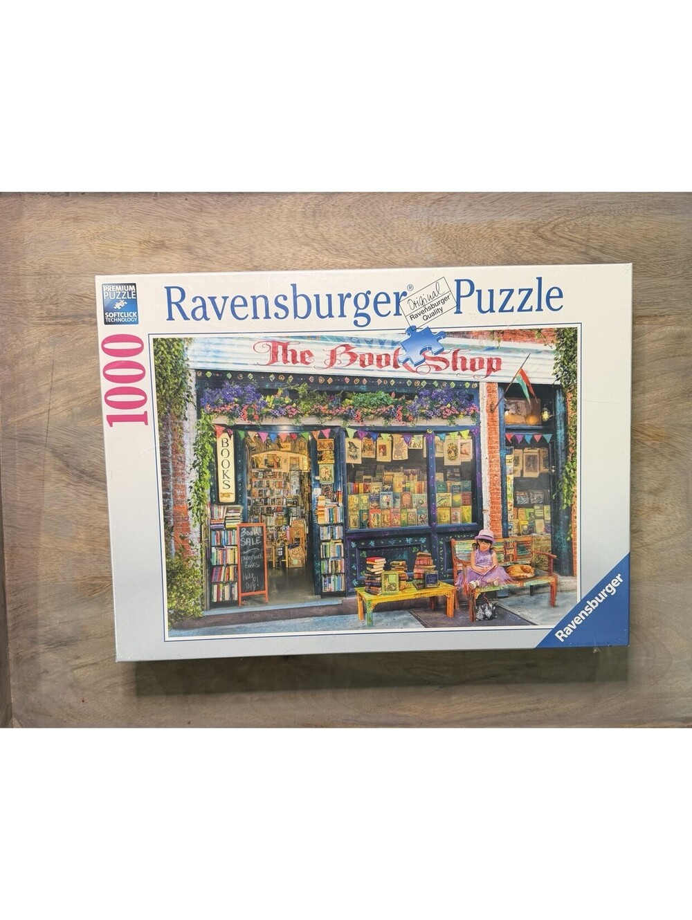 Ravensburger Puzzle The Book Shop 1000 Pieces. New Factory Sealed